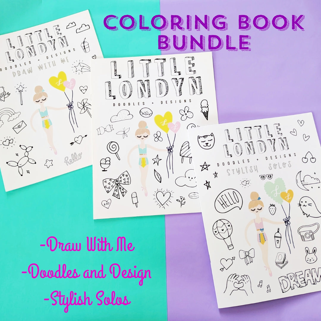 Little Londyn Coloring Book Bundle LittleLondynDancewear